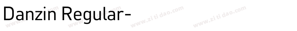 Danzin Regular字体转换